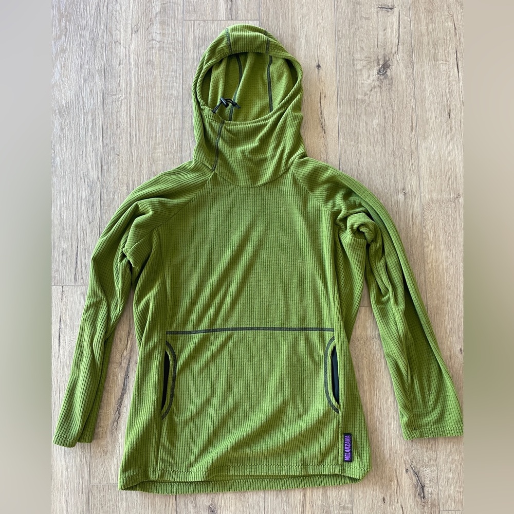 Green Melanzana Men’s Medium Microgrid Hoodie